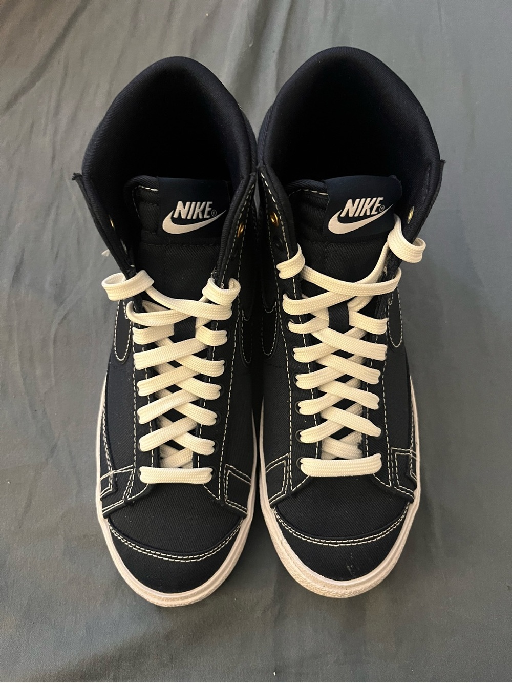 Nike Women’s Navy Blue High-Top Sneakers